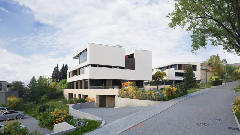 Neubau+Mehrparteienhaus+Kilchberg