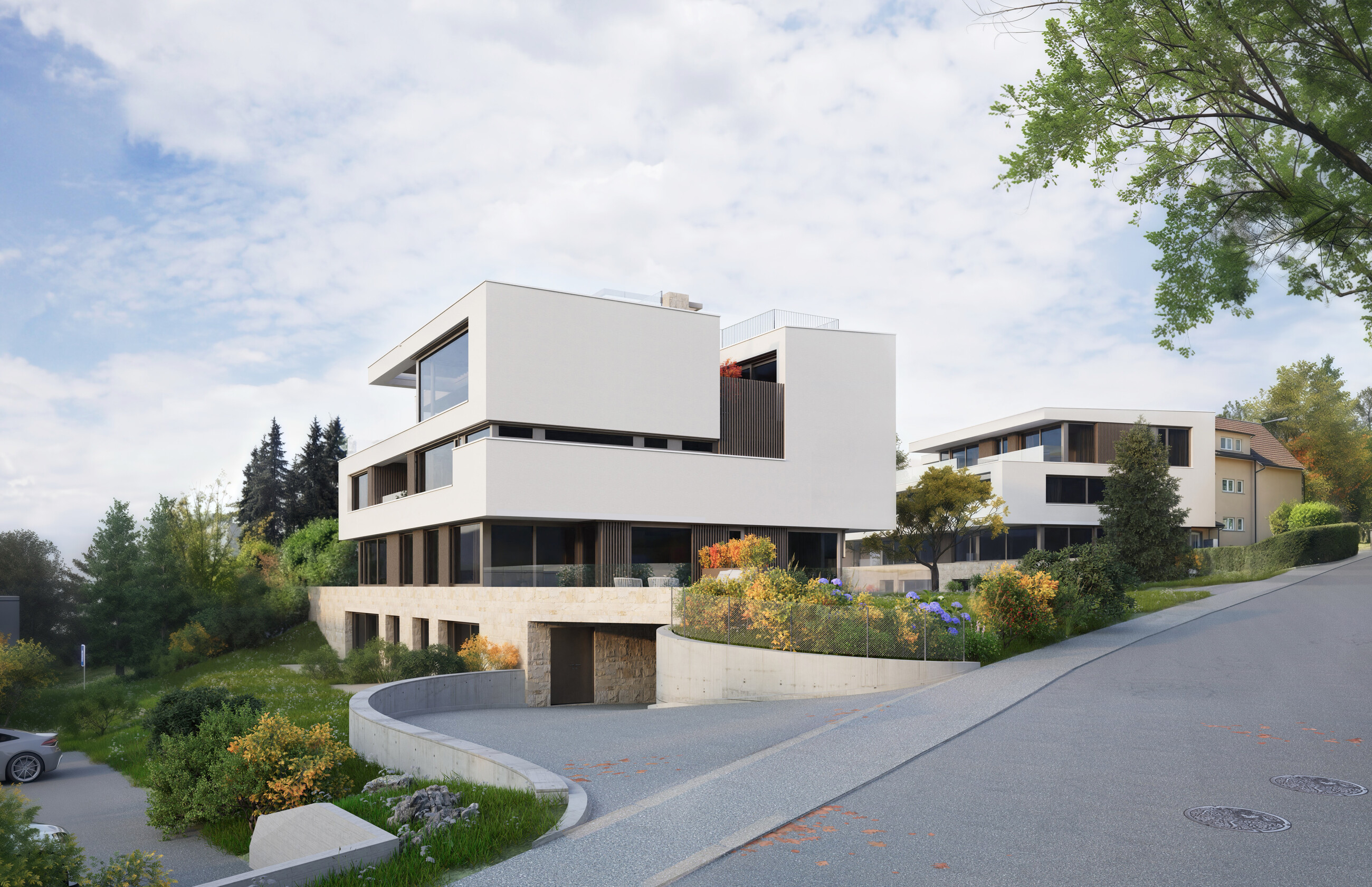 Neubau Mehrparteienhäuser Kilchberg