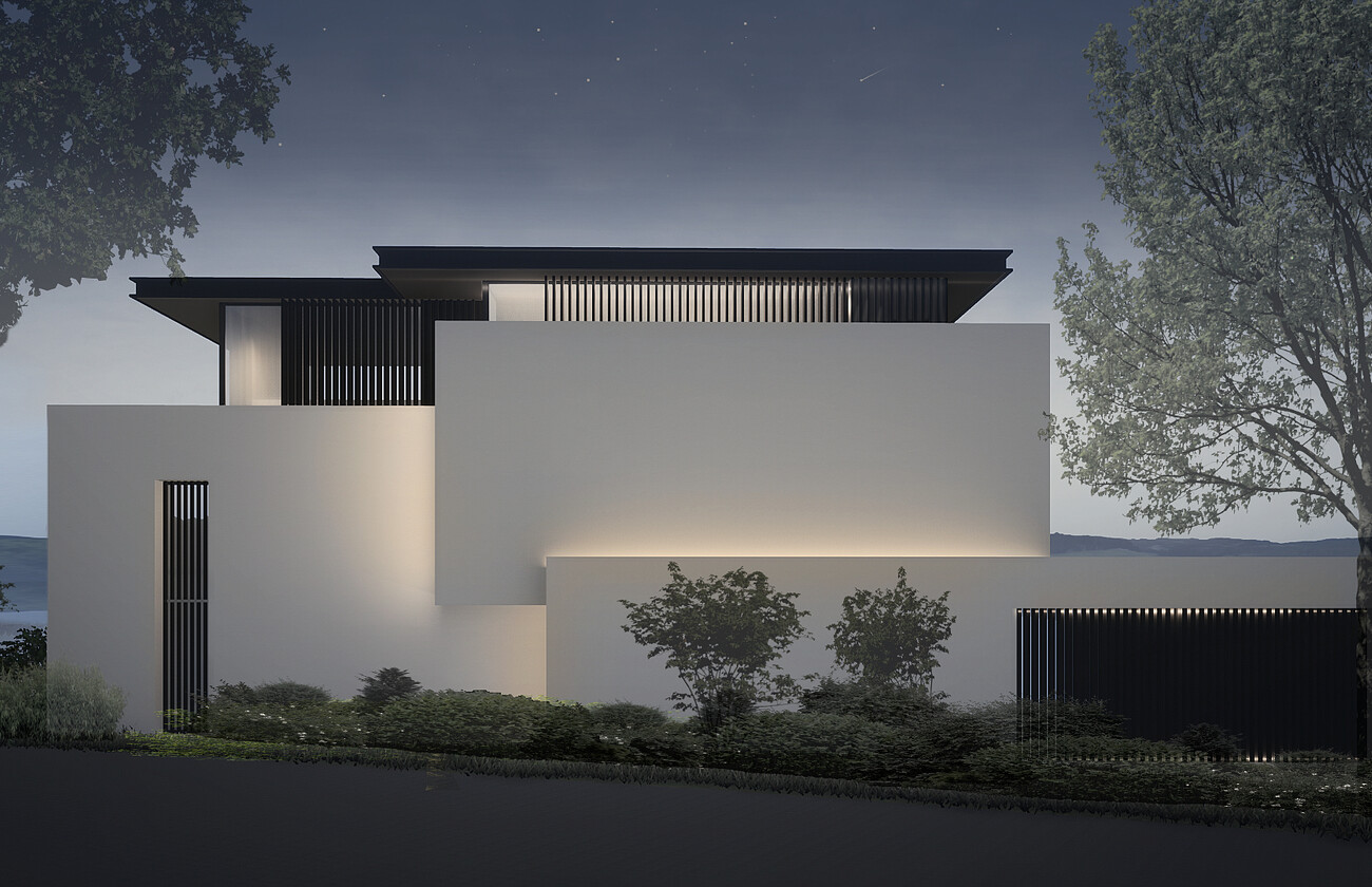 New villa, Au