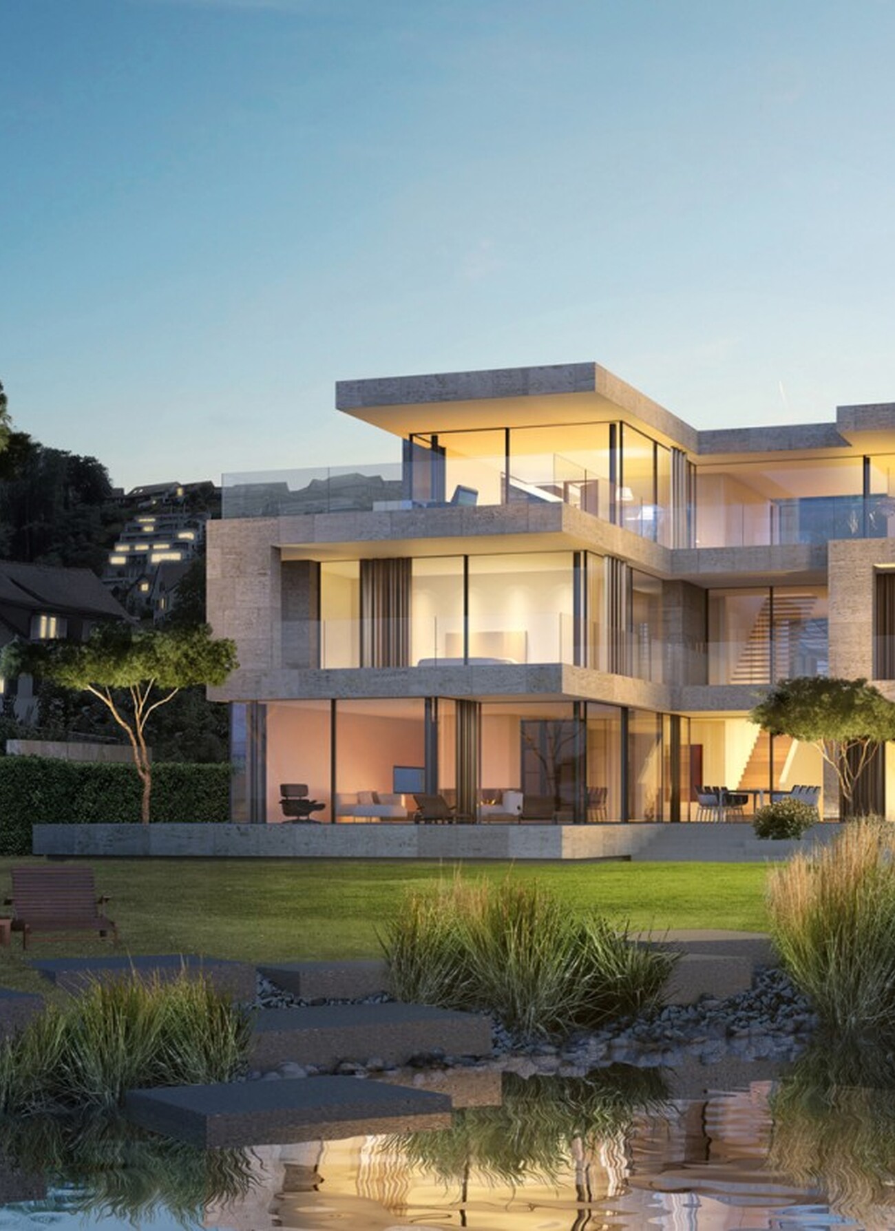 New villa, Lake Zurich
