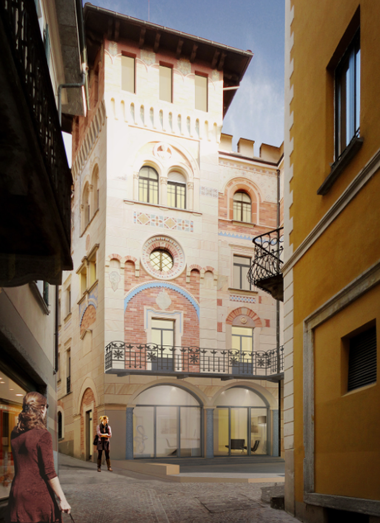 Conversion and renovation of historic building, Locarno